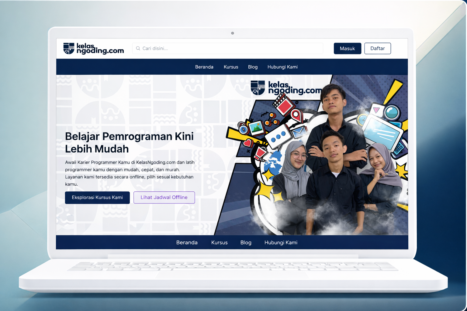 Web MOOC Pemrograman Kelas Ngoding